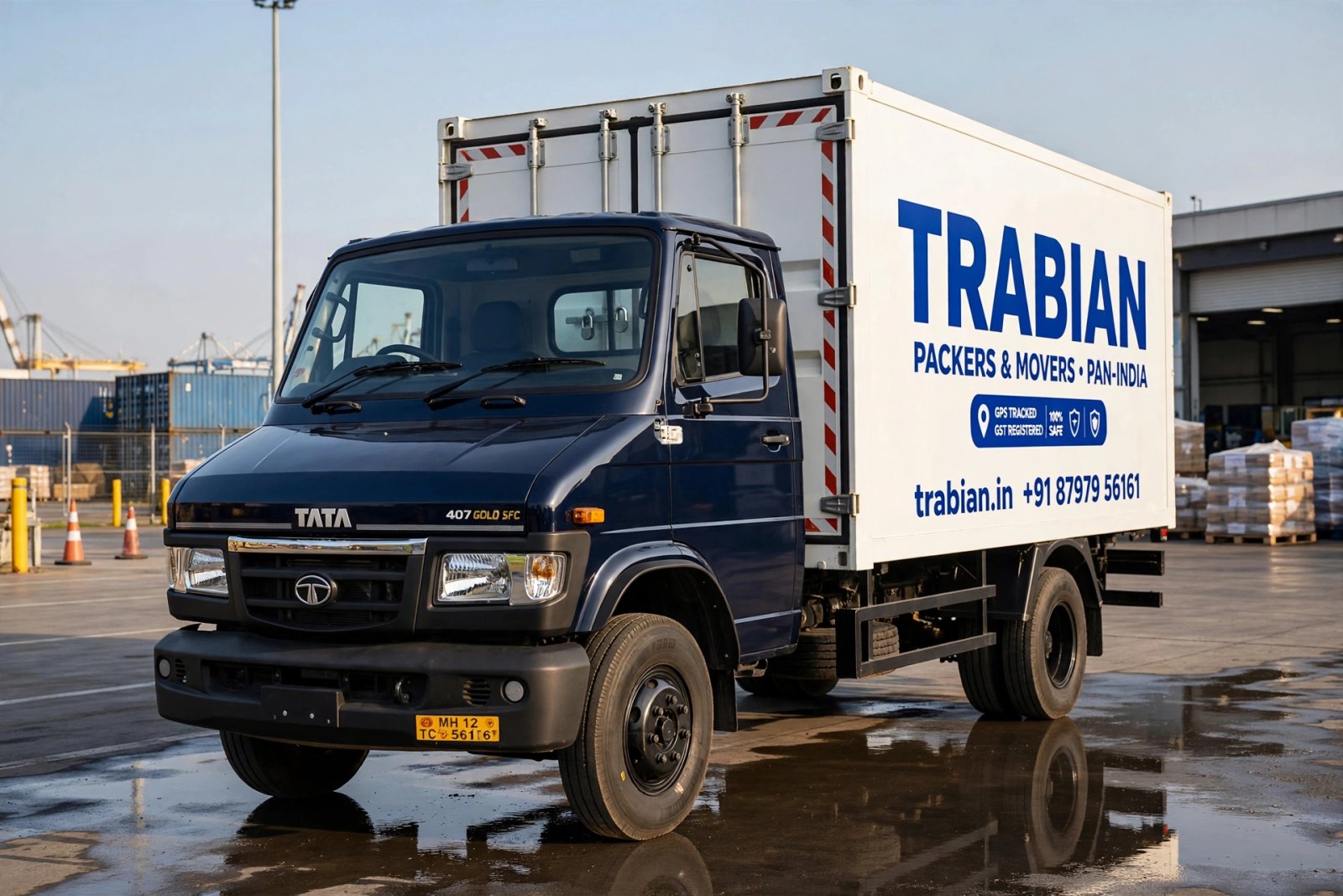 Tata 407 closed container - Trabian