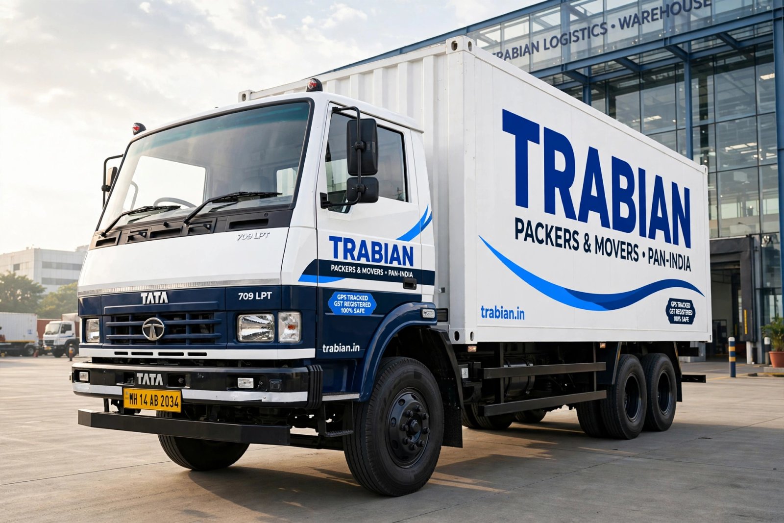 Tata 709 container truck - Trabian