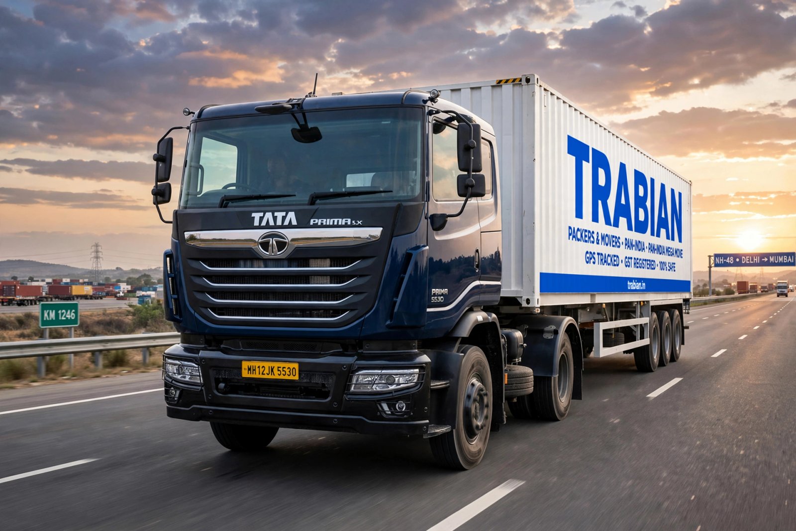 Tata Prima 40ft tractor trailer - Trabian